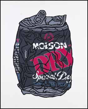 Crushed Can (Molson Dry) by Gu Xiong sold for $936