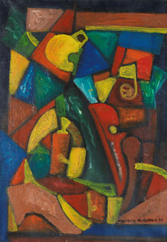 Abstract by Hortense Mattice Gordon vendu pour $3,540