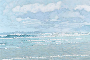 Mackenzie Beach at Tofino by Deborah Lougheed Sinclair sold for $1,250