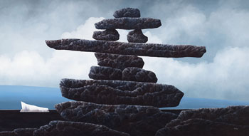 Inukshuk by Ken Kirkby vendu pour $3,125