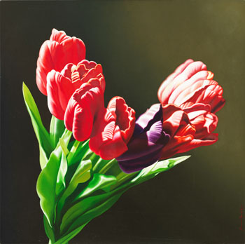 Tulips by Leon Belsky sold for $3,750