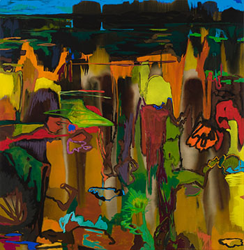 Art Talk, Noland, Alexander's Feet in Lake, Beer in Hand, at Emma by David Alexander vendu pour $5,313