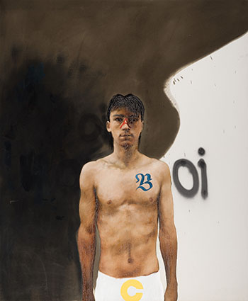 Alphabet Boy by Attila Richard Lukacs sold for $6,250