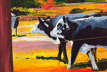 Cattle/Hot by Leslie Donald Poole sold for $1,375