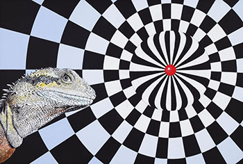 Lézard by Serge Lemonde sold for $2,125