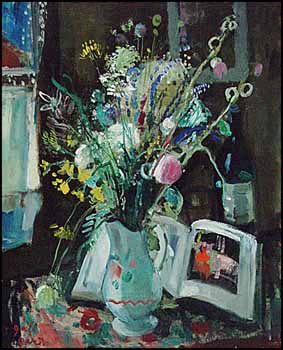 Still Life with Flowers by François Gall sold for $6,900