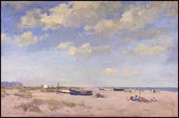 On the Beach - Great Yarmouth by Edward Seago vendu pour $43,125