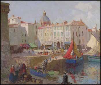 Harbor Scene by William Lee-Hankey sold for $9,200