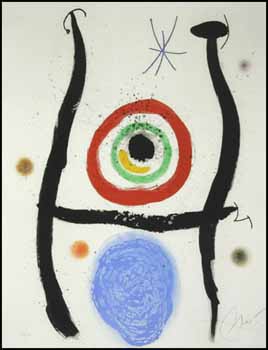 Le bleu de la cible by Joan Miró vendu pour $5,750