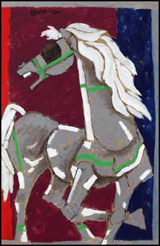 Wild Stallion by Maqbool Fida Husain vendu pour $64,350