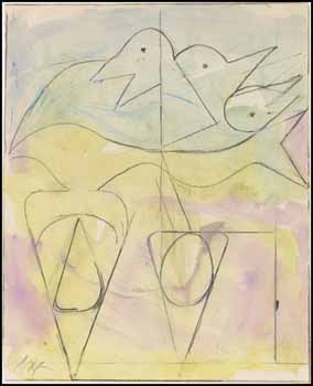 Jeunes oiseaux by Hans (Jean) Arp vendu pour $6,435