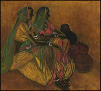 Two Women by B. Prabha vendu pour $19,890