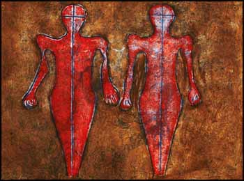 Dos Figuras by Rufino Tamayo sold for $2,925