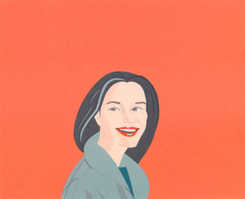 Big Red Smile by Alex Katz sold for $8,260