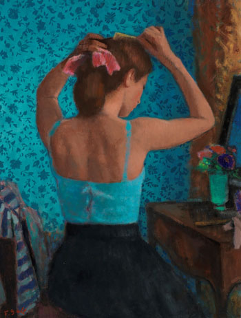 Devant la coiffeuse by François Gall sold for $6,490