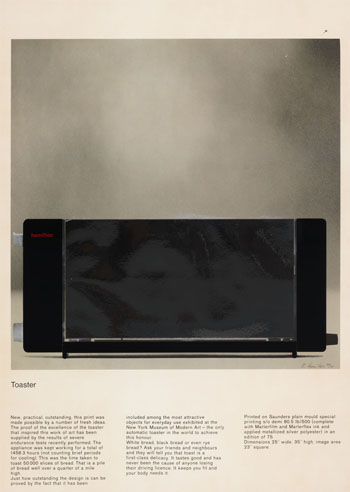 Toaster by Richard Hamilton vendu pour $17,700