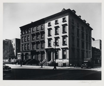 5th Avenue Houses, No. 4, 6, 8, New York by Berenice Abbott sold for $3,540