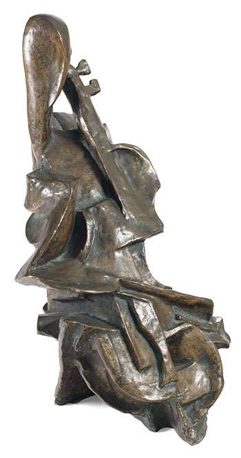 Violoncelliste by Otto Gutfreund sold for $4,375