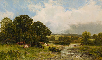 On the Trent by James Peel vendu pour $1,250