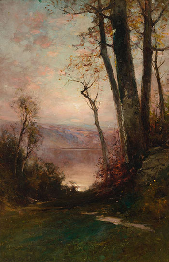 Path to the Lake by George Henry Smillie vendu pour $1,750