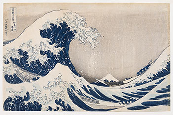 Under the Well of the Great Wave Off Kanagawa by Katsushika Hokusai sold for $691,250