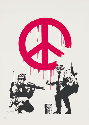 CND Soldiers by  Banksy vendu pour $109,250