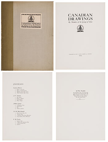 Canadian Drawings by Members of the Group of Seven: A Portfolio of Twenty Lithographs by  Group of Seven sold for $18,750