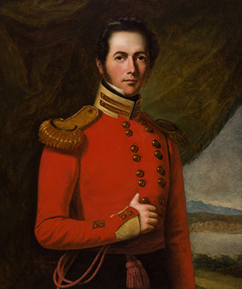 Le Capitaine Charles Campbell by Antoine Sebastien Plamondon sold for $17,500