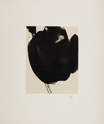 Nocturne VI (from Three Poems) by Robert Motherwell sold for $3,438