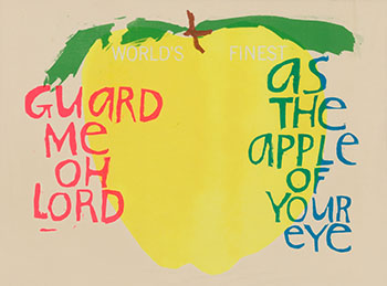 Song with an Apple by Corita Kent sold for $2,813