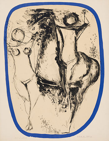 Famiglia di acrobati by Marino Marini sold for $625