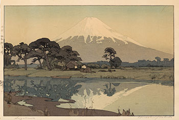 Suzukawa River by Hiroshi Yoshida sold for $3,125