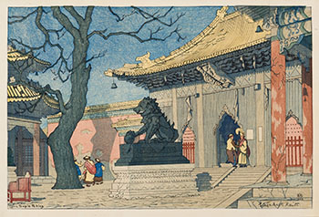 Lama Temple Peking by Elizabeth Keith sold for $750