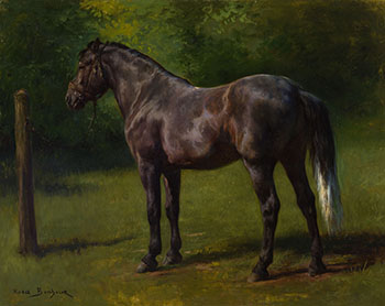 Étude de cheval brun by Rosa (Marie-Rosalie) Bonheur sold for $21,250