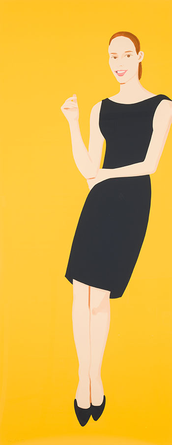 Ulla (from Black Dress) by Alex Katz sold for $22,500