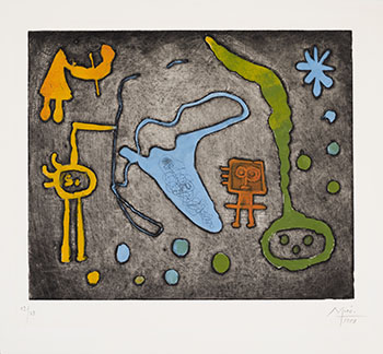 	Série II: One plate by Joan Miró sold for $18,750
