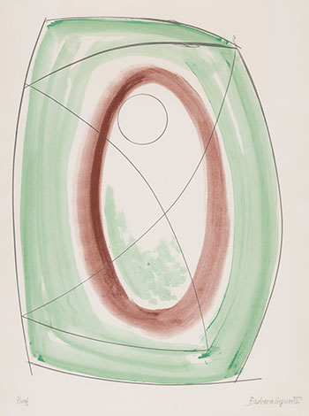 November Green (Opposing Forms series) by Barbara Hepworth vendu pour $10,000