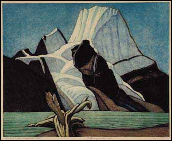 Mount Robson from Berg Lake (after Lawren Harris) by Nicholas Hornyansky sold for $633