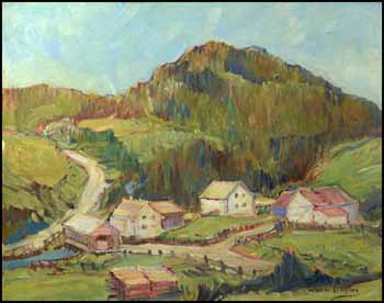 Farm in the Mountains by Charles Walter Simpson vendu pour $805