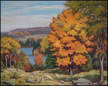 October Over Shadow Lake, Haliburton by Herbert Sidney Palmer vendu pour $2,875