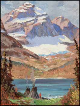 Mountain Scene by John I. Innes sold for $3,450