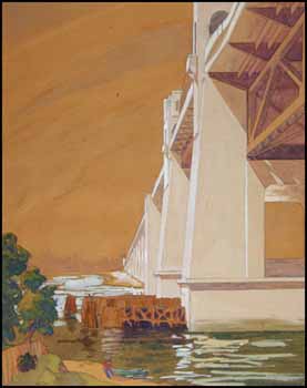 Burrard Bridge by Paul Rand vendu pour $2,875