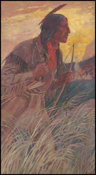 Indian Trapper by Arthur H. Hider sold for $6,900