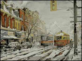 Two Street Cars on Queen Street by Arto Yuzbasiyan sold for $2,106