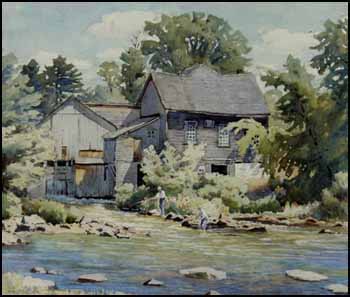 Allens Mill, Crow River, Trent Valley by Frederick Henry Brigden sold for $1,521