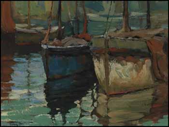 Fish Boats by Harry Britton sold for $1,989