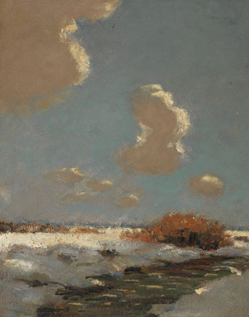 Winter Landscape by Attributed to Frederick Simpson Coburn sold for $1,125