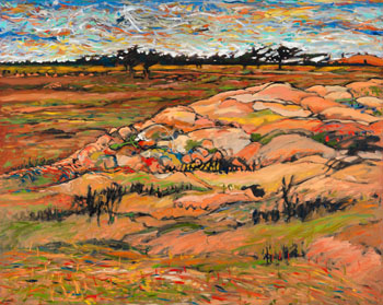 Landscape 6020 by Yehouda Chaki sold for $17,700
