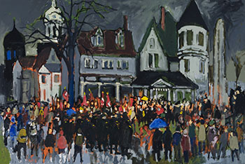 Remembrance Day 81 by Molly Joan Lamb Bobak sold for $40,250