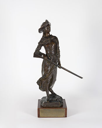 Mademoiselle de Verchères by Louis-Philippe Hébert vendu pour $4,063